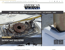 Tablet Screenshot of americanvagrant.com